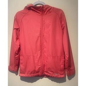 Burton Women’s Soft Shell Jacket Dry Ride Hooded Full Zip Coral Sz L‎